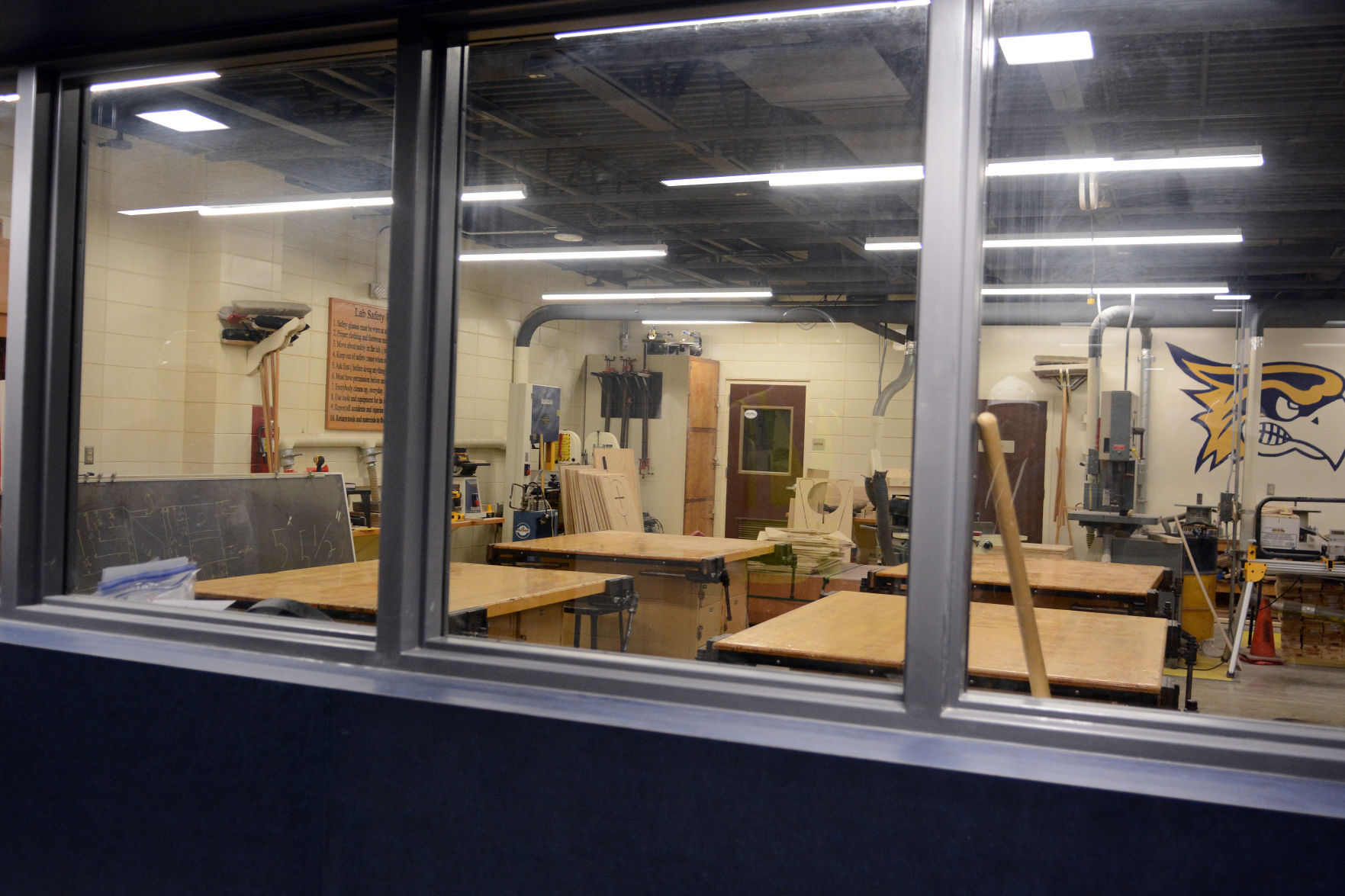 Baraboo school construction tour May 3, 2021